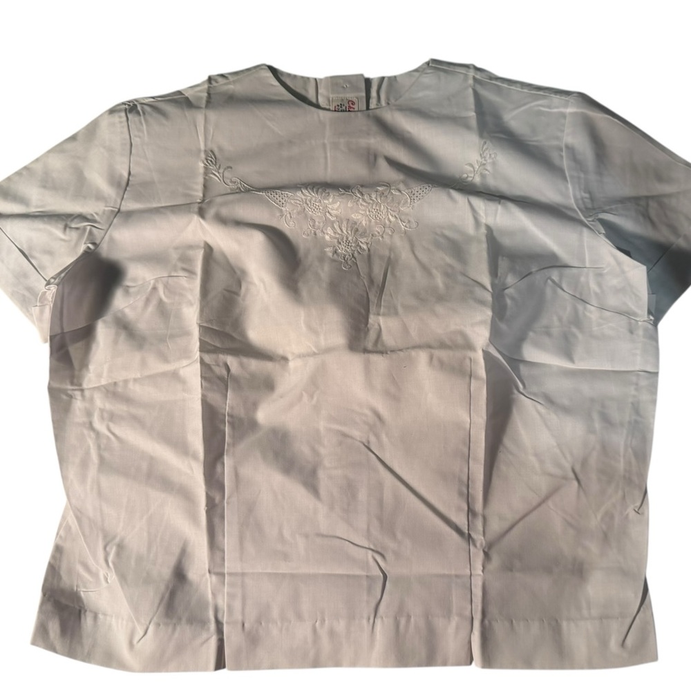 Charlotte’s Hand Embroidered White / Front Lace Design Blouse